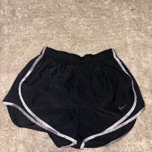 Nike Women's Black and Gray Athletic Shorts
